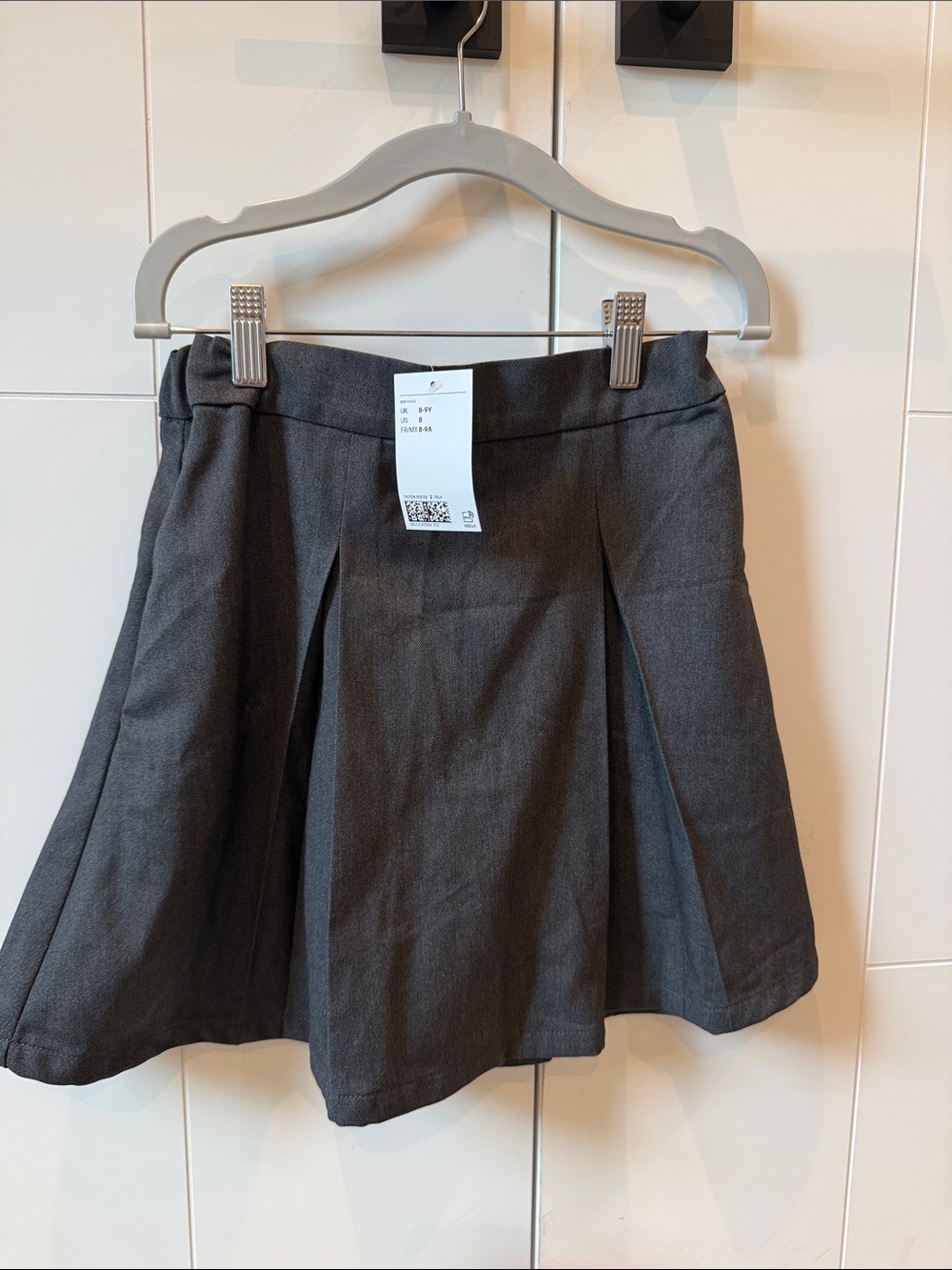 H&M Dark Grey Uniform Skirt -Girls